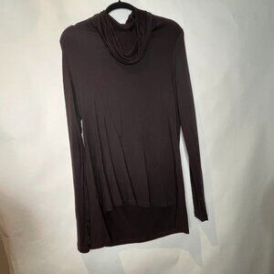 CAbi Dark Brown Long Sleeve Top